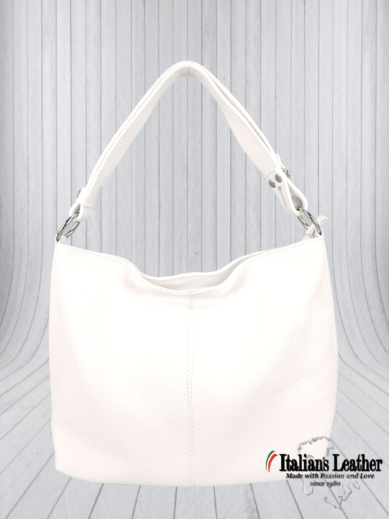 Bolso Hobo Blanco Hielo Doriana Italians 19120-D01