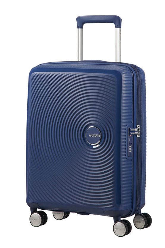 Maleta Cabina Expandible Soundbox Azul Marino American Tourister 88472