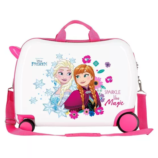 Maleta Infantil 2 Ruedas Multidireccionales Sparkle Frozen Rosa 2429861 - Imagen 9