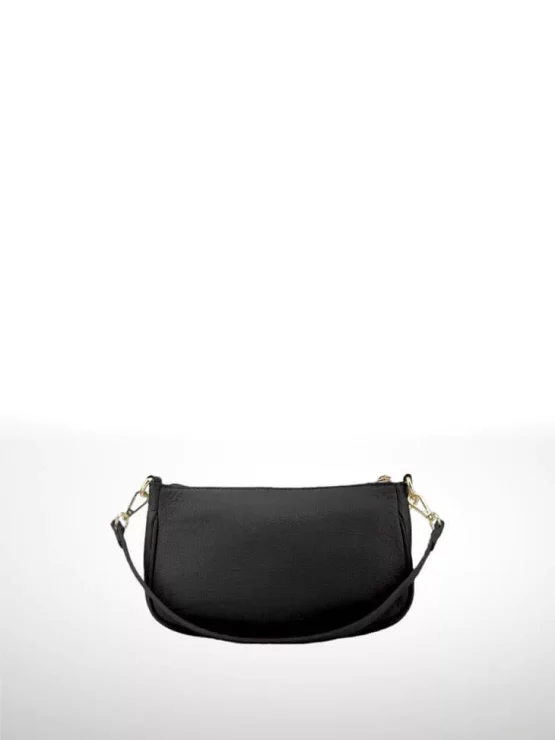 Bolso Bandolera Piel Negro Lalabel Italians 230233