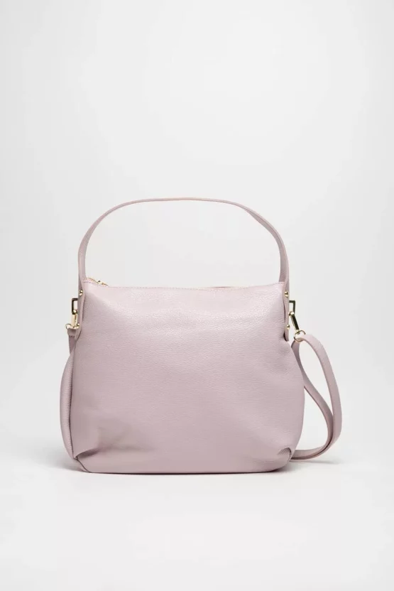 Bolso De Hombro Piel Lila Marisa Italians 220799-52