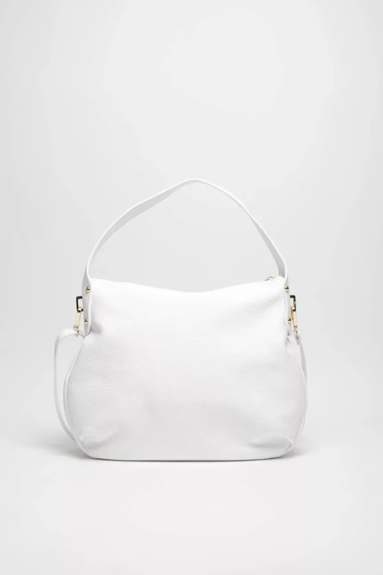 Bolso De Hombro Piel Blanco Marisa Italians 220799-01