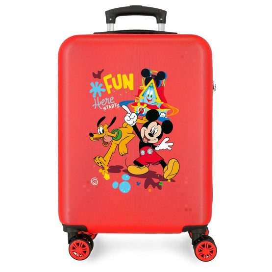 Maleta De Cabina Mickey Mouse Here Starts Rojo 4021142