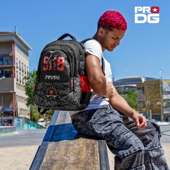 PRO-DG SK8 Mochila Running PLUS, Negro 06958 - Imagen 5