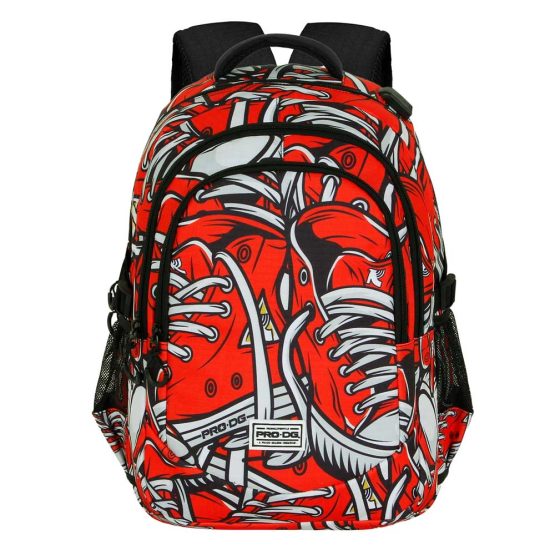 PRO-DG Sneak Mochila Running PLUS, Rojo 06962 - Imagen 2