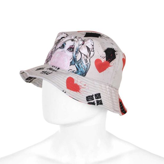 DC Comics Harley Quinn Mad Love Gorro Infantil Bucket, Beige 07195