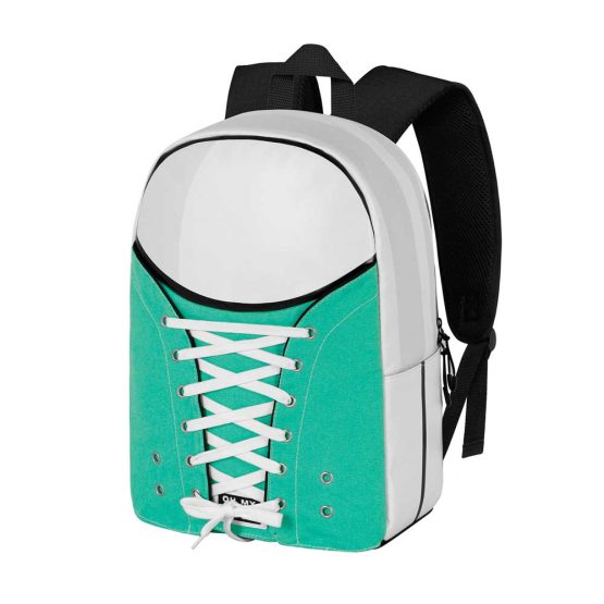 Oh My Pop Mint Mochila Sneakers, Turquesa 07209