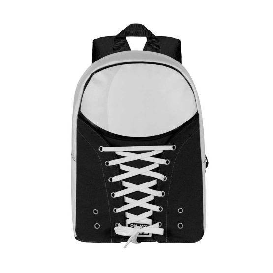 Oh My Pop Black Mochila Sneakers, Negro 07220 - Imagen 2