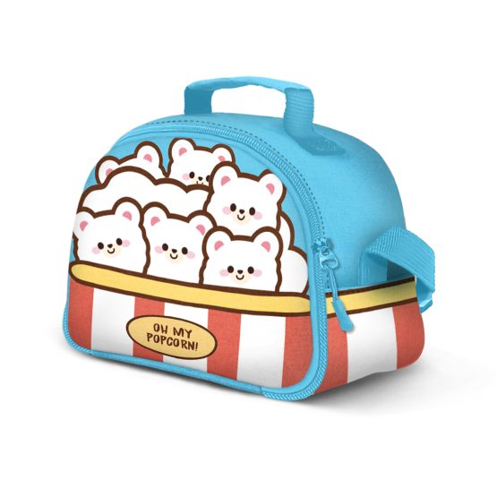 Oh My Pop Popcorn Merendero Thermal Lunch Bag, Azul 07273