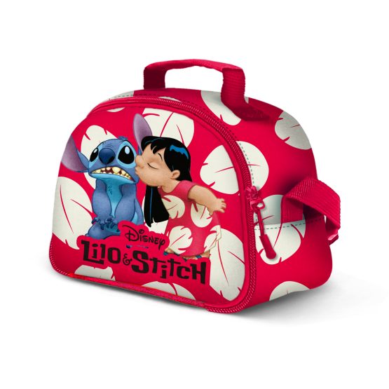 Disney Lilo y Stitch Kiss Merendero Thermal Lunch Bag, Rojo 07276