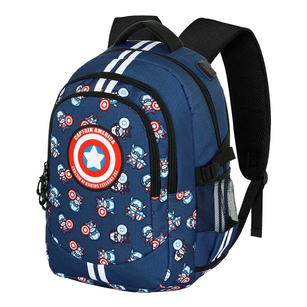 Marvel Capitán América Brave Mochila Running PLUS