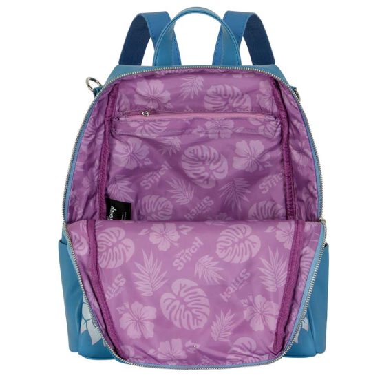 Disney Lilo y Stitch Tongue Mochila Shield, Azul 07402 - Imagen 4