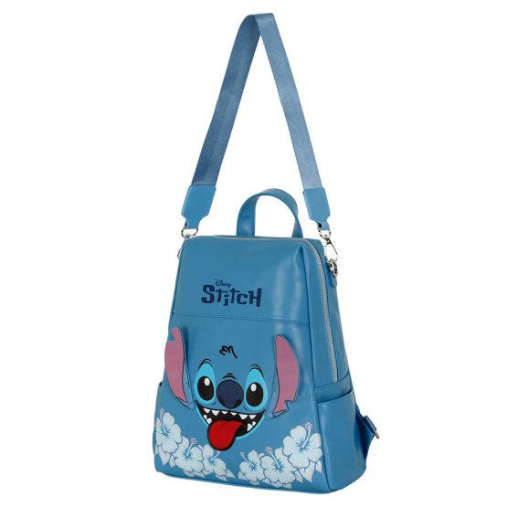 Disney Lilo y Stitch Tongue Mochila Shield, Azul 07402 - Imagen 5