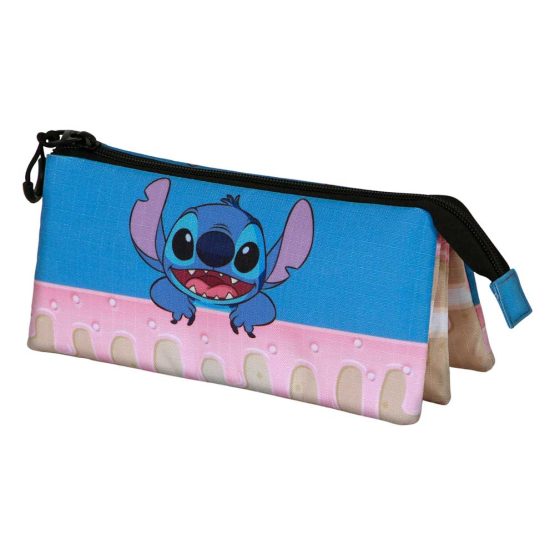 Disney Lilo y Stitch Cake Estuche Portatodo Triple, Azul 07688