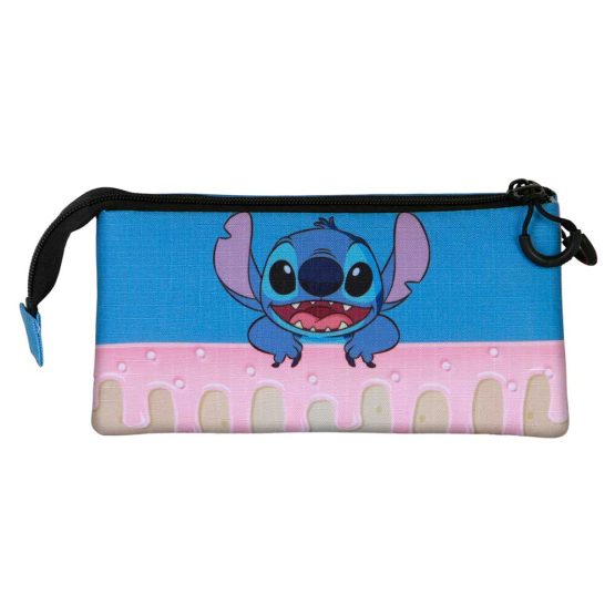 Disney Lilo y Stitch Cake Estuche Portatodo Triple, Azul 07688 - Imagen 3