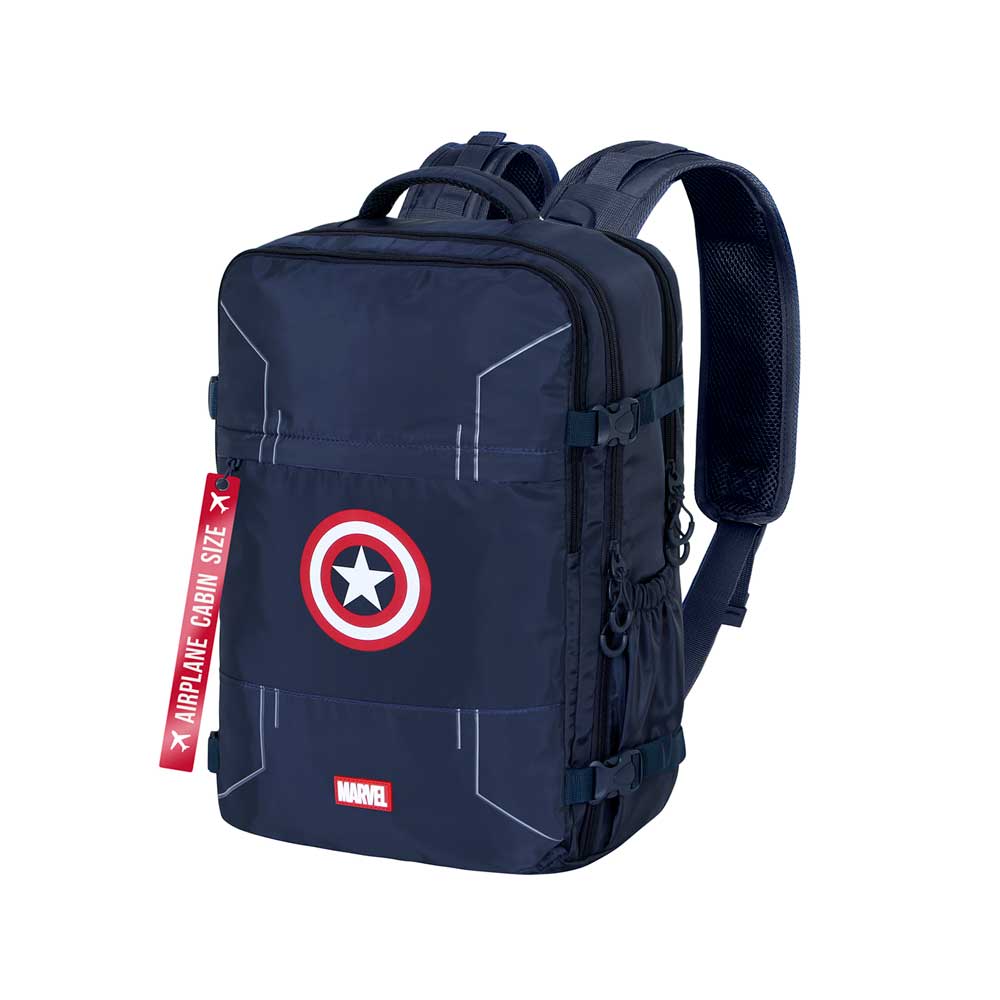 Marvel Capitán América Gears Mochila Mercury Viaje Cabina Avión 40x20x25cm