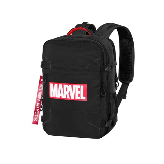 Marvel Comics Mochila Mercury Viaje Cabina Avión 40x20x25cm, Negro 07952