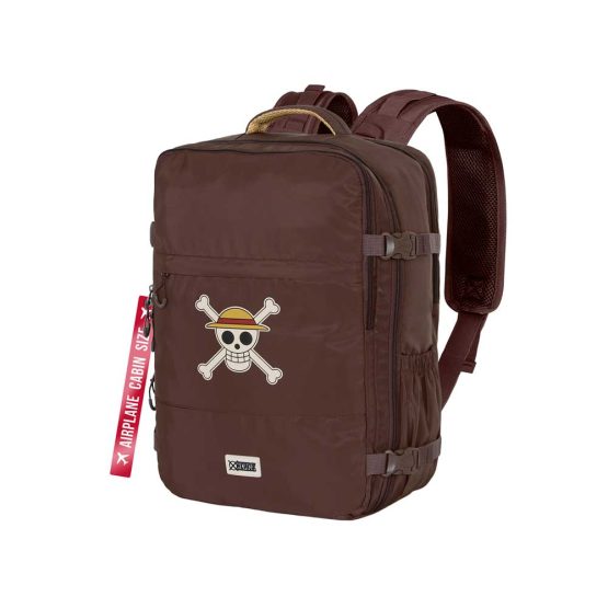 One Piece Skull Mochila Mercury Viaje Cabina Avión 40x20x25cm, Marrón 07956