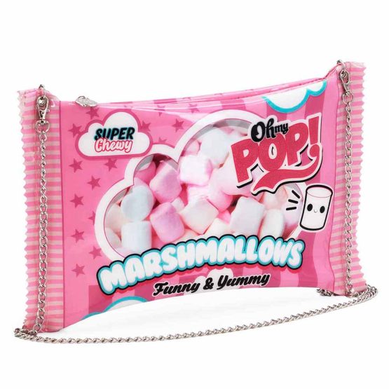 Oh My Pop Marshmallow Bolso Bandolera Cadena, Rosa 36610