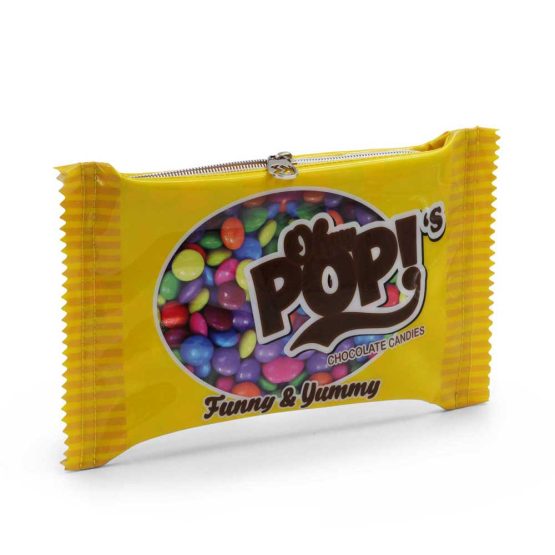 Oh My Pop Chococandy Bolsa de Aseo Portatodo, Amarillo 36614