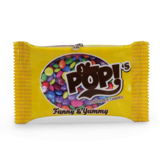 Oh My Pop Chococandy Bolsa de Aseo Portatodo, Amarillo 36614 - Imagen 2