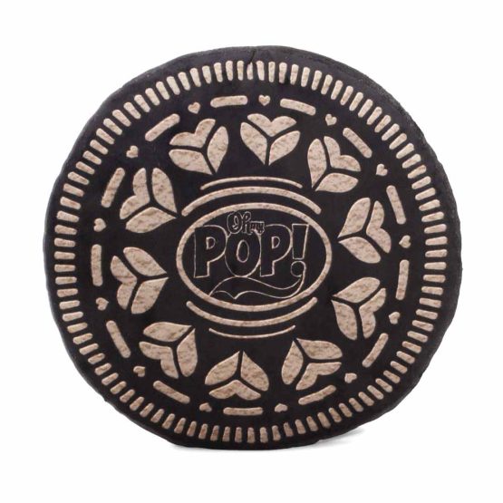 Oh My Pop Black Cookie Cojín Grande, Marrón 37224