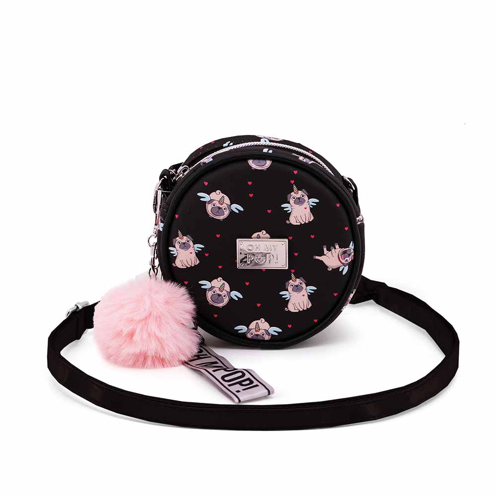 Oh My Pop Pug Bolso Redondo Pequeño