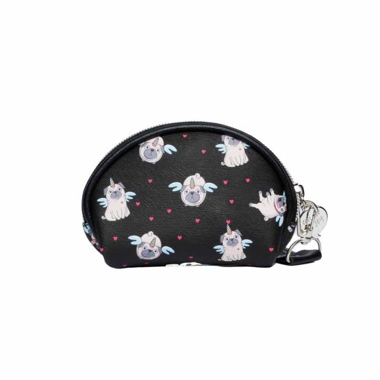 Oh My Pop Pug Monedero Oval, Negro 37754 - Imagen 3