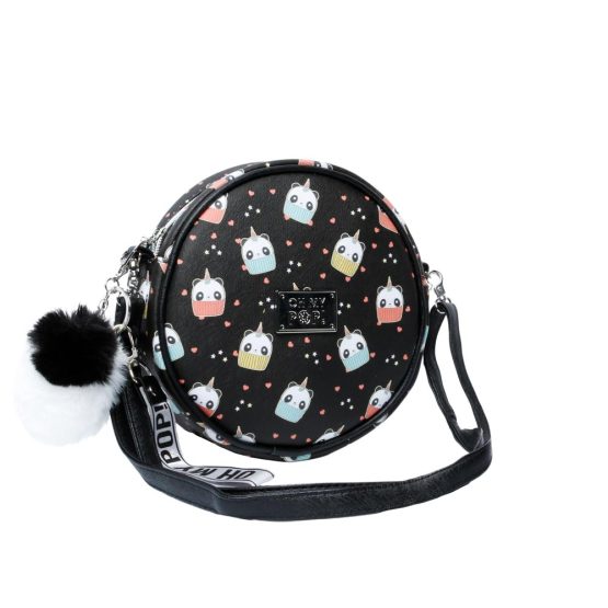 Oh My Pop Pandicorn Bolso Redondo Pequeño, Negro 37799