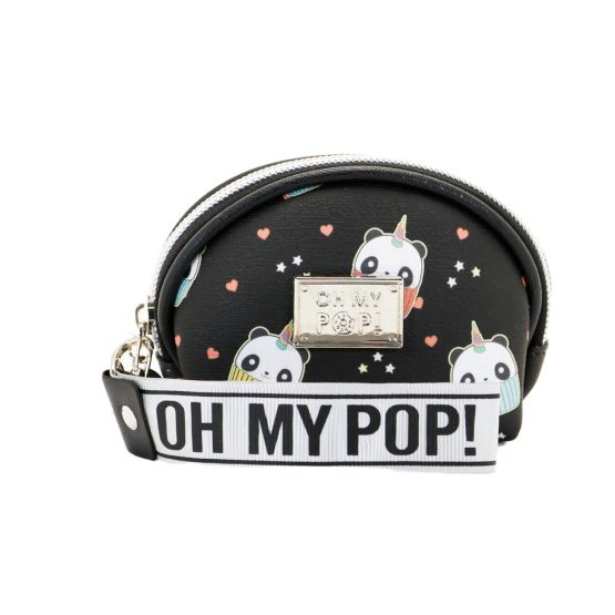 Oh My Pop Pandicorn Monedero Oval, Negro 37834