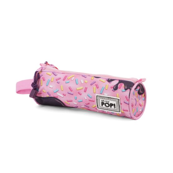 Oh My Pop Sprinkles Estuche Portatodo Cilindro Triple, Rosa 37895 - Imagen 2