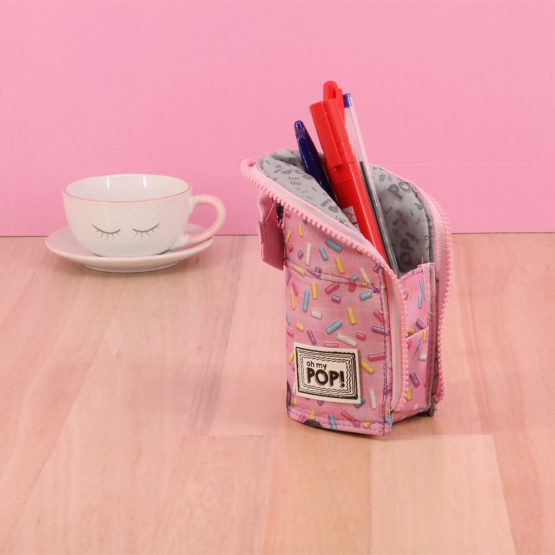 Oh My Pop Sprinkles Estuche Portatodo Vertical, Rosa 37897 - Imagen 5