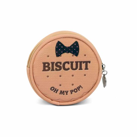 Oh My Pop Biscuit Monedero Redondo, Beige 38703