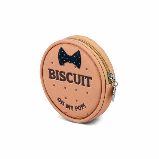 Oh My Pop Biscuit Monedero Redondo, Beige 38703 - Imagen 2