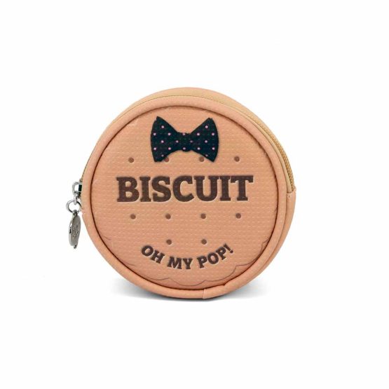 Oh My Pop Biscuit Monedero Redondo, Beige 38703 - Imagen 3