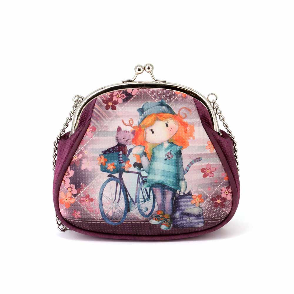 Forever Ninette Bicycle Bolso Retro Cadena Grande