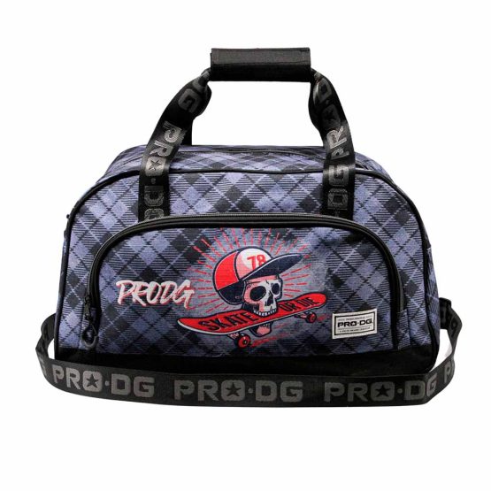 PRO-DG Skull Bolsa de Deporte Sport Pocket, Gris 01205