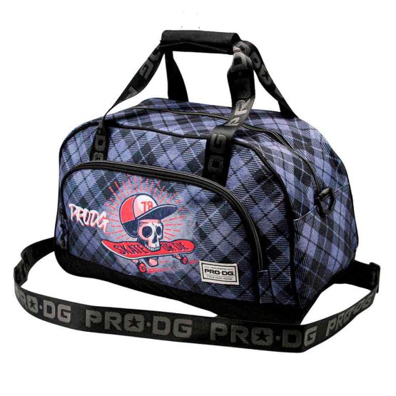 PRO-DG Skull Bolsa de Deporte Sport Pocket, Gris 01205 - Imagen 2