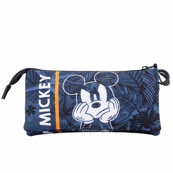 Disney Mickey Mouse Blue Estuche Portatodo Triple HS, Azul Oscuro 02360 - Imagen 4