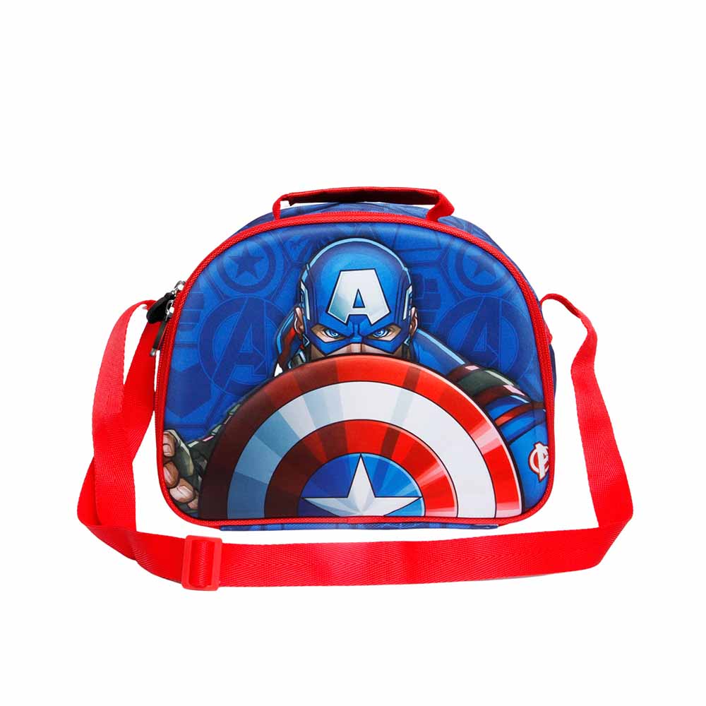 Marvel Capitán América Patriot Bolsa Portamerienda 3D