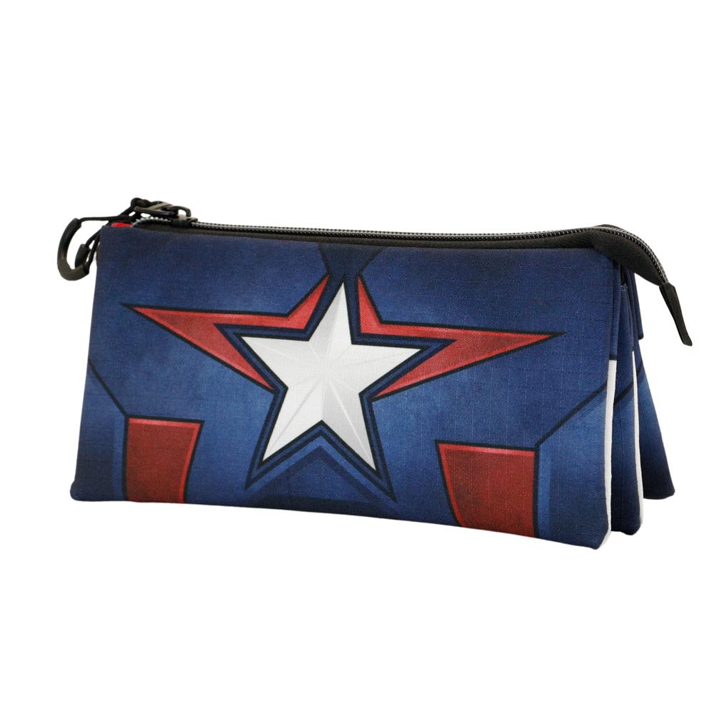 Marvel Capitán América Courage Estuche Portatodo Triple ECO