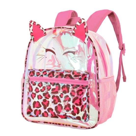 Oh My Pop Feline Mochila Laser Pequeña, Rosa 04138