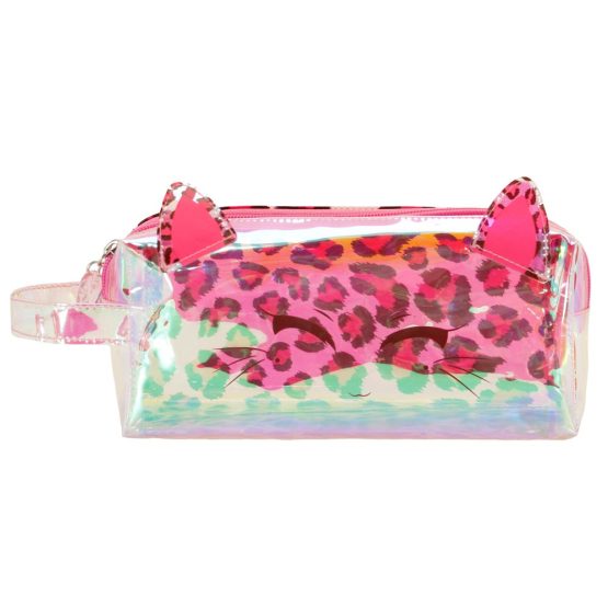 Oh My Pop Feline Estuche Portatodo Laser, Rosa 04140