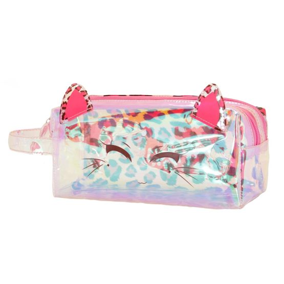 Oh My Pop Feline Estuche Portatodo Laser, Rosa 04140 - Imagen 3