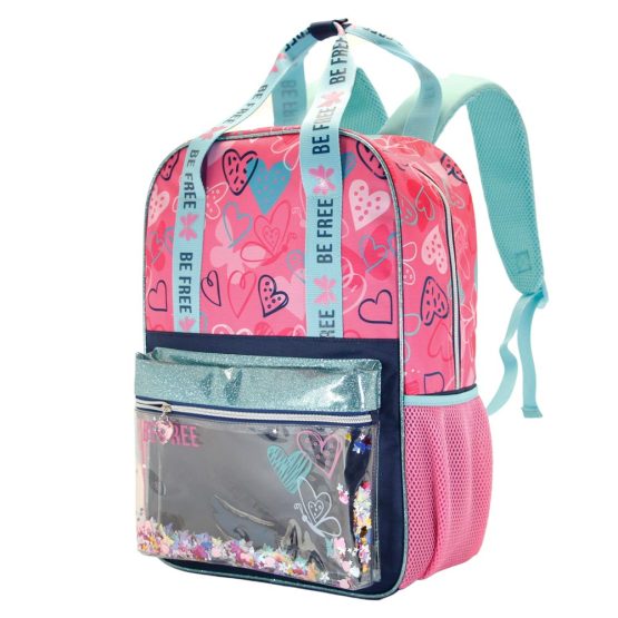 Oh My Pop Be Free Mochila Glitter, Rosa 04167