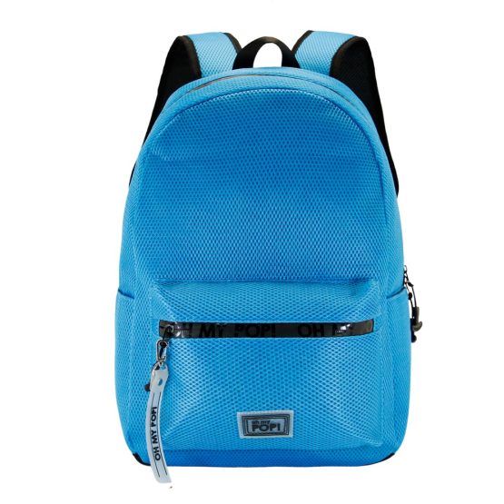 Oh My Pop Cyan Neon Mochila Mesh, Azul 04174 - Imagen 2