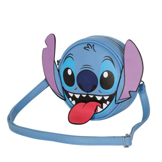 Disney Lilo y Stitch Tongue Bolso Redondo, Azul 04770