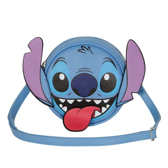 Disney Lilo y Stitch Tongue Bolso Redondo, Azul 04770 - Imagen 2