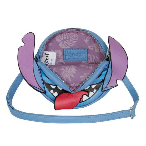 Disney Lilo y Stitch Tongue Bolso Redondo, Azul 04770 - Imagen 4