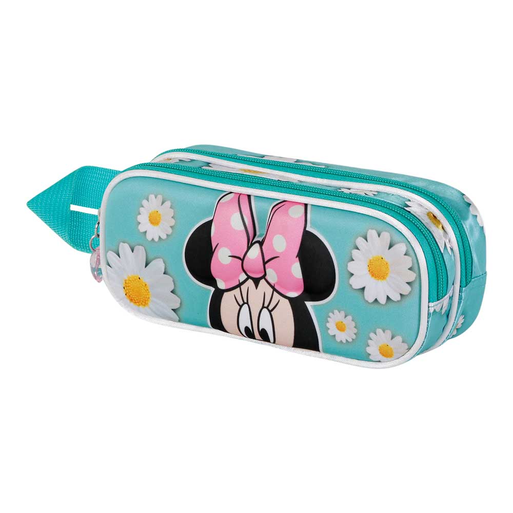 Disney Minnie Mouse Spring Estuche Portatodo 3D Doble